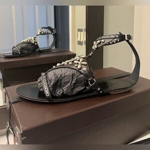 ALAÏA Studded Gladiator Sandals